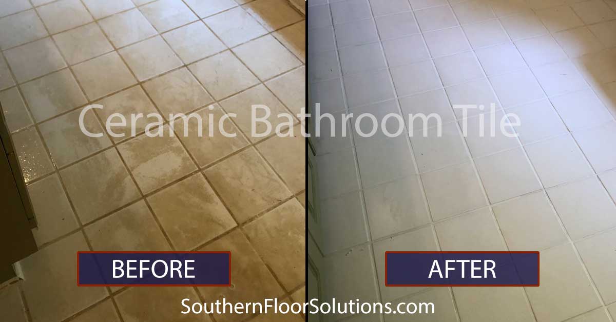 Ceramic Bathroom Tile Cleaning - Carrollton, GA